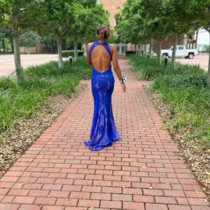 Royal blue JVN formal